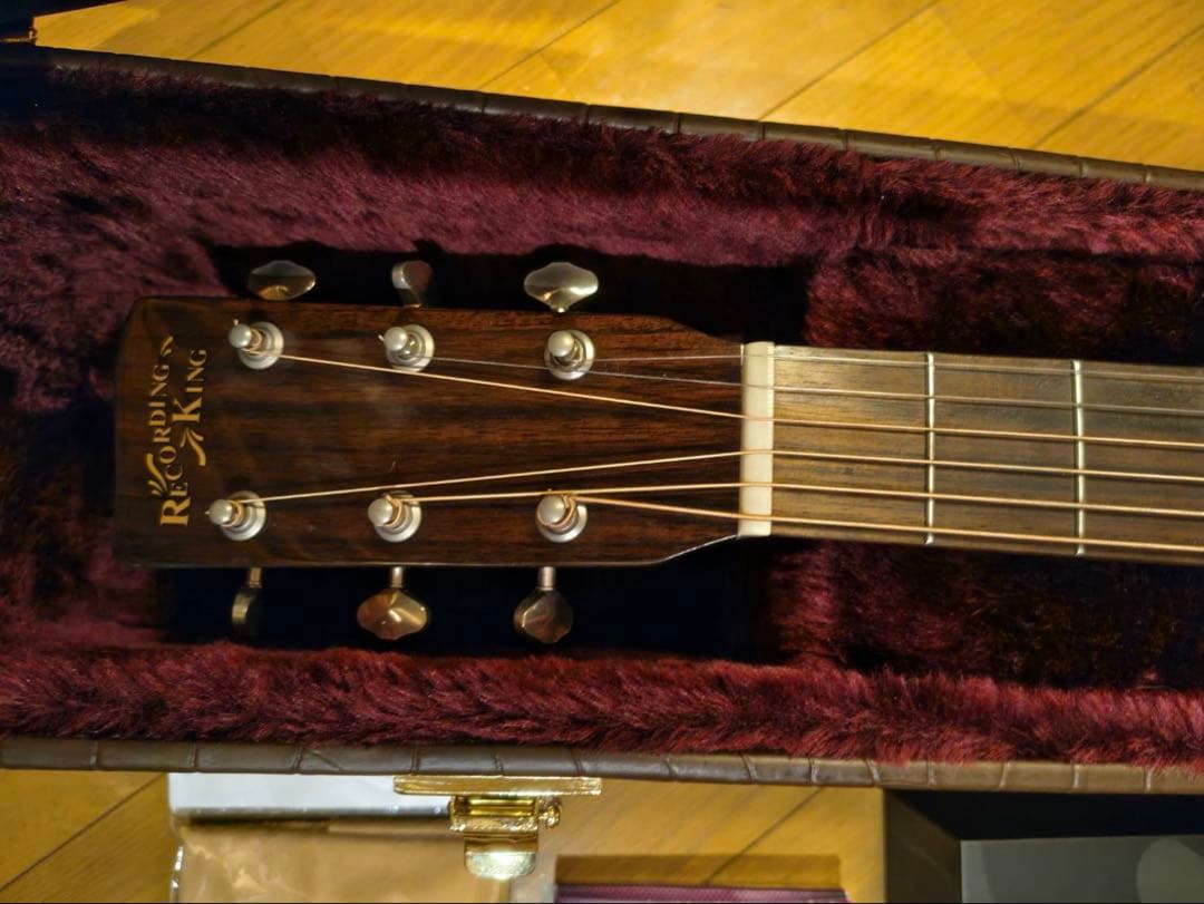 RECORDING KING RD-328　オール単板マーチン純正ハードケース付