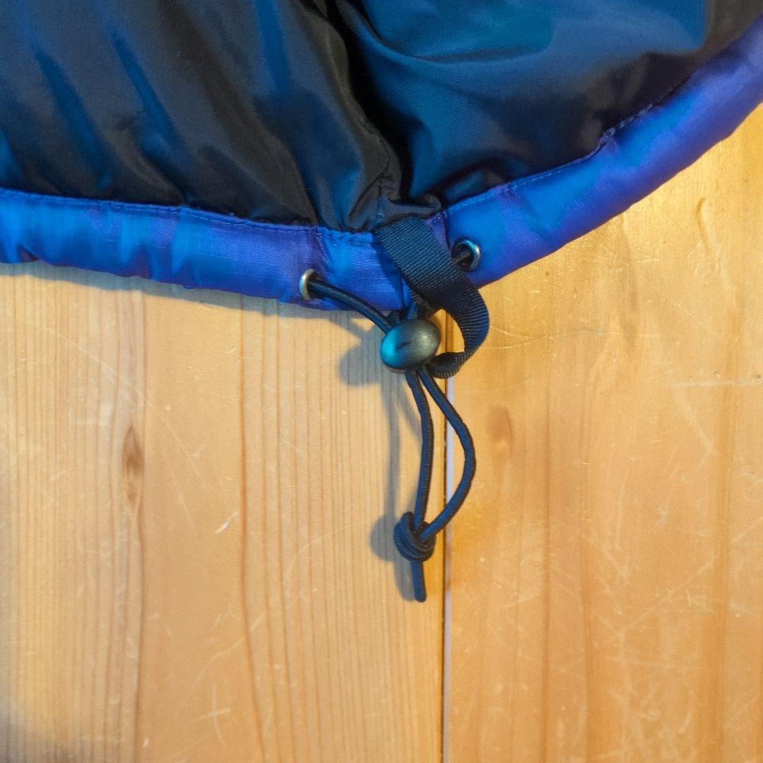 THE NORTH FACE ヌプシ　ダウンジャケット 黒/青　メンズМ相当