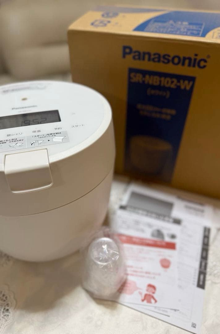 Panasonic SR-NB102圧力IH炊飯器5.5合ホワイト2022年製