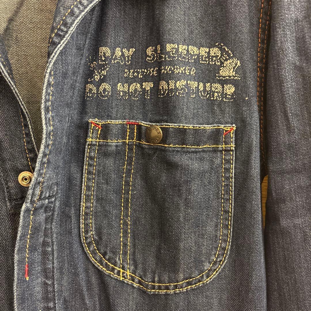 ⭐️AVIREX デニムオーバーオール　size M⭐️