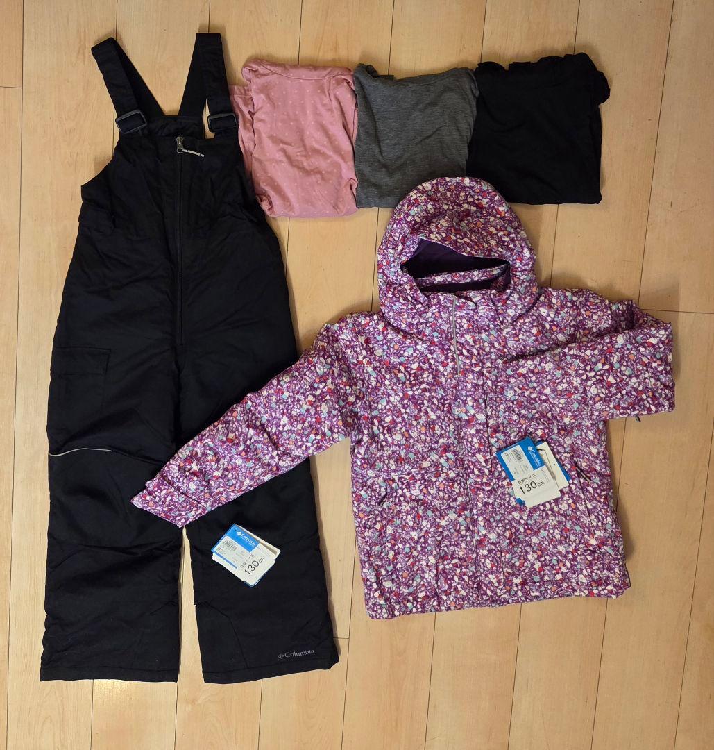 Columbia スキーウェア 上下 130 140 S キッズ コロンビア