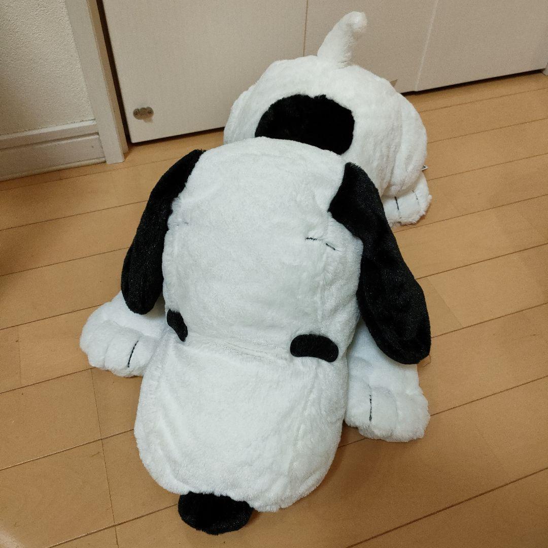 スヌーピー ギガジャンボ ふせポーズ ぬいぐるみ