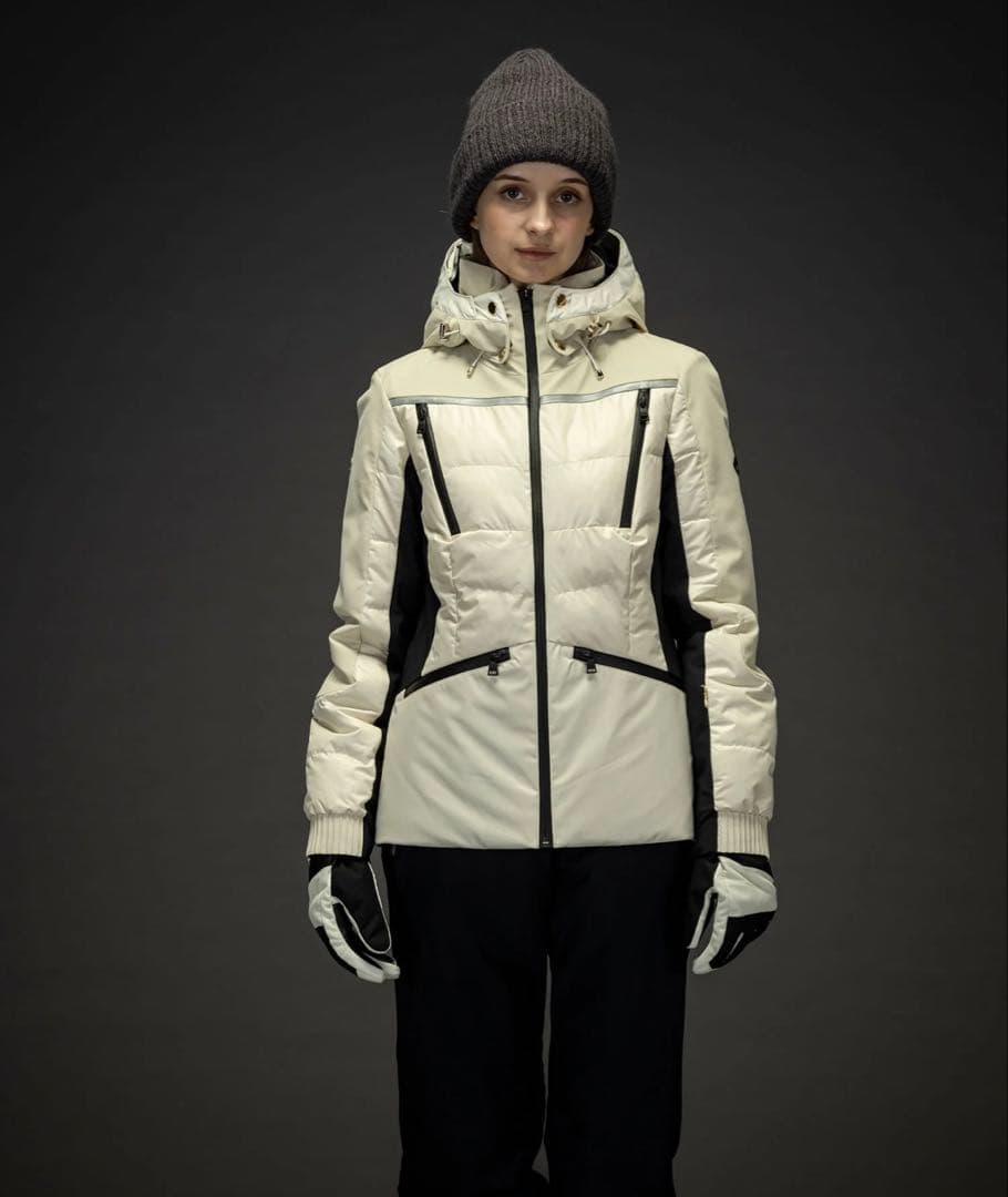 フェニックス エレガント スキーウェア ベージュ セットアップ XL 24AW