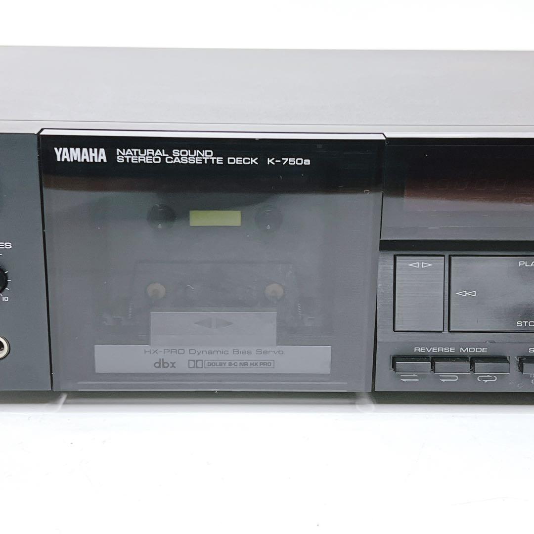 【美品・動作品】 YAMAHA K-750a カセットデッキ　動作良好　ヤマハ