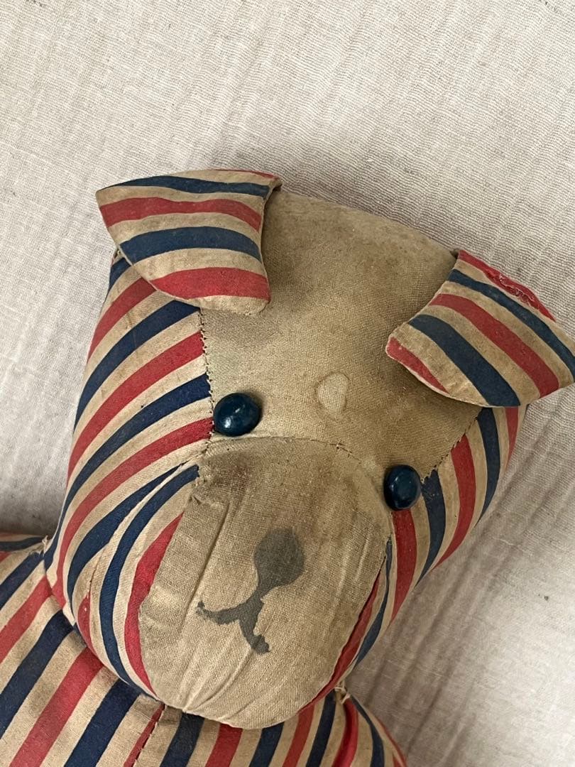 アンティークヴィンテージUSAテディベア うさぎドール古びたぬいぐるみ