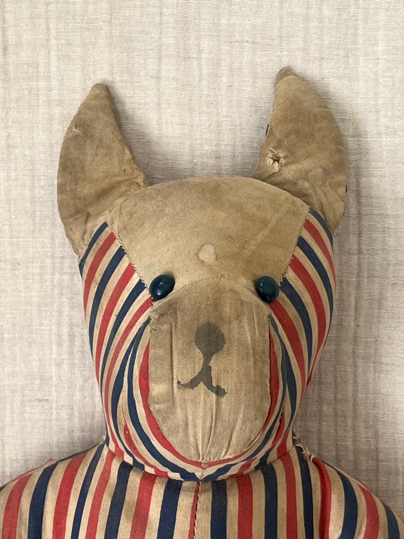 アンティークヴィンテージUSAテディベア うさぎドール古びたぬいぐるみ