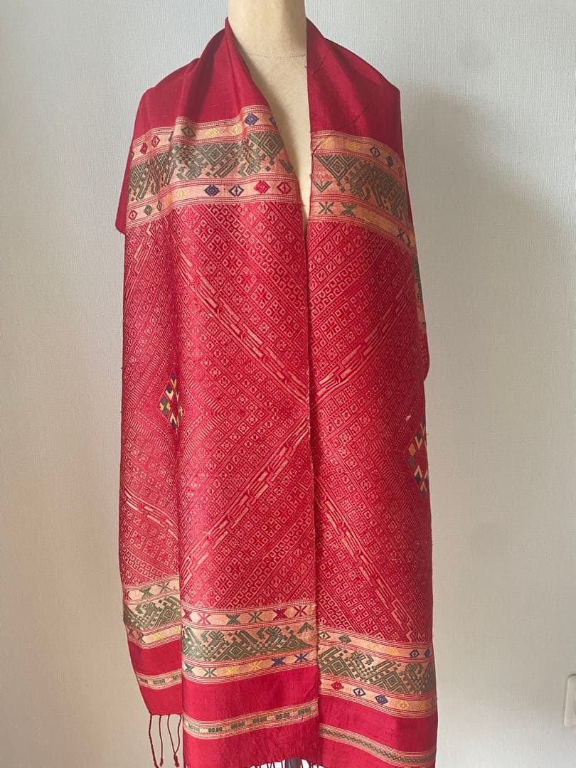 アンティークタイシルク　手織