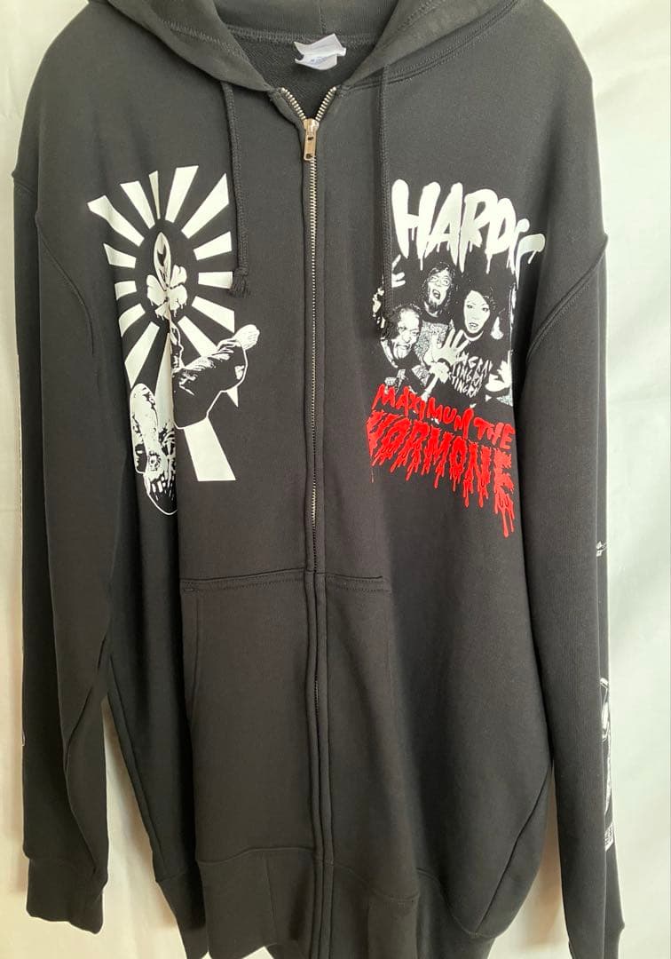【美品】ハードコアチョコレート×マキシマム ザ ホルモン ジップパーカー XL