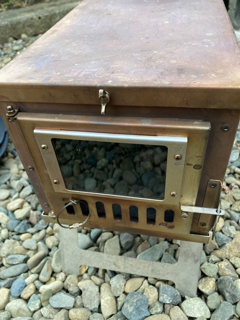 3F UL GEAR 軽量 折りたたみ 薪ストーブ ガラス扉付き 持ち出し楽