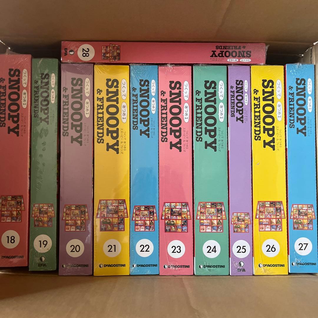SNOOPY ディアゴスティーニ　【開封済み】1〜17巻【未開封】18~100巻
