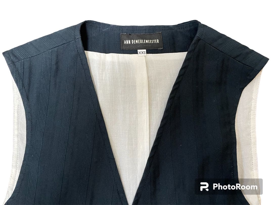 ANN DEMEULEMEESTERのシャツ付きベスト XXS hyde着