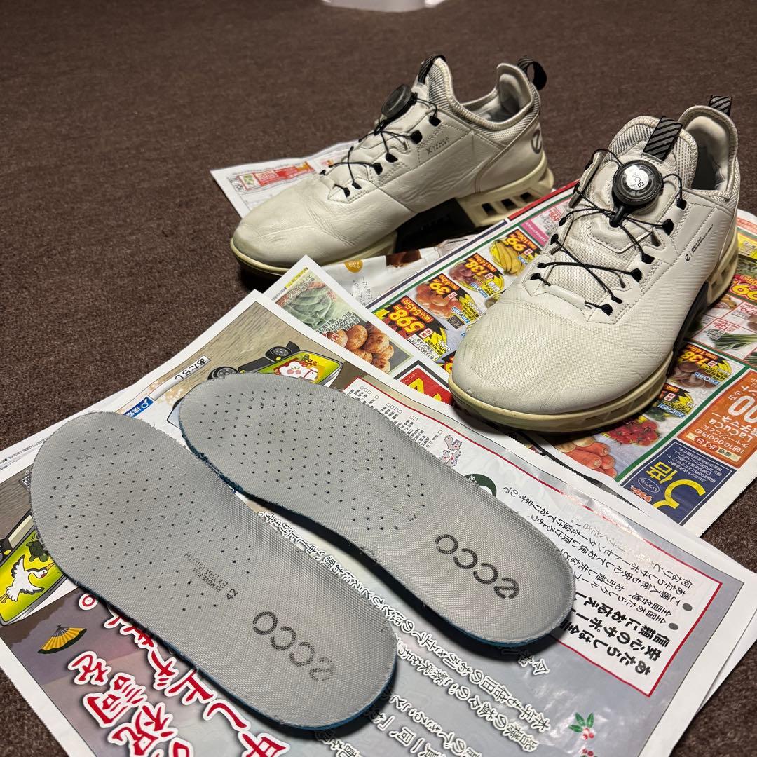 値下げ！ECCO ゴルフシューズ GORE-TEX ホワイト