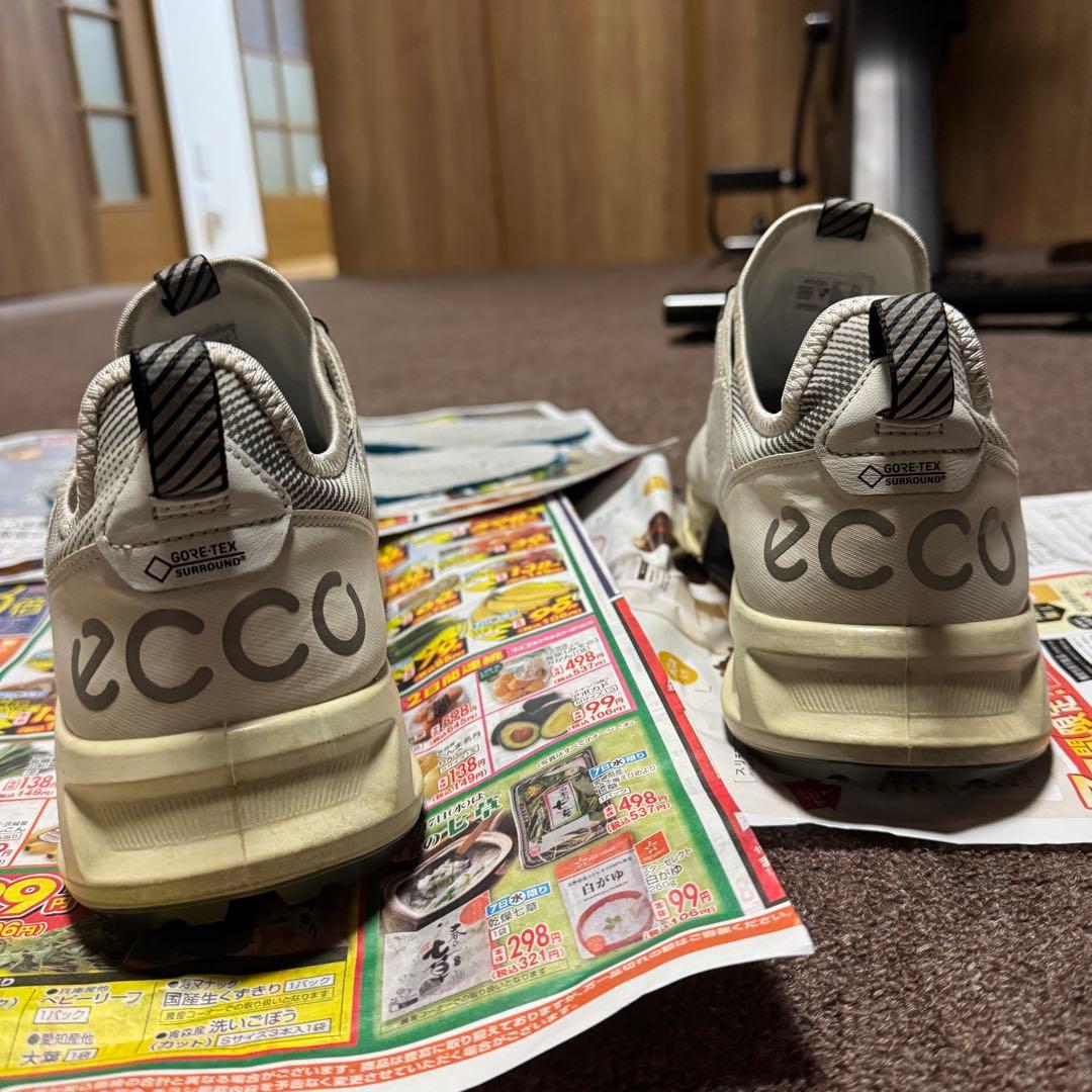 値下げ！ECCO ゴルフシューズ GORE-TEX ホワイト