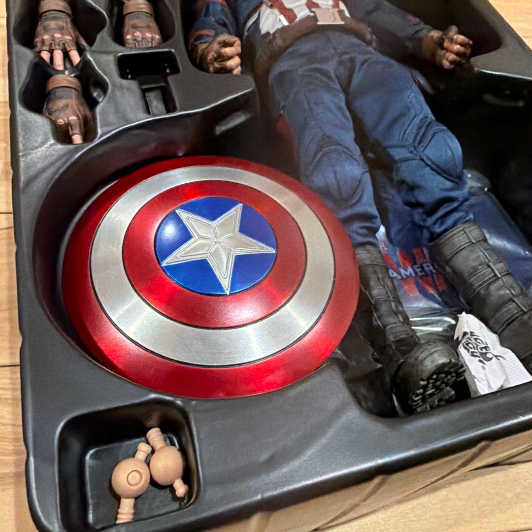 【美品】ホットトイズ MMS350 キャプテンアメリカ シビルウォー