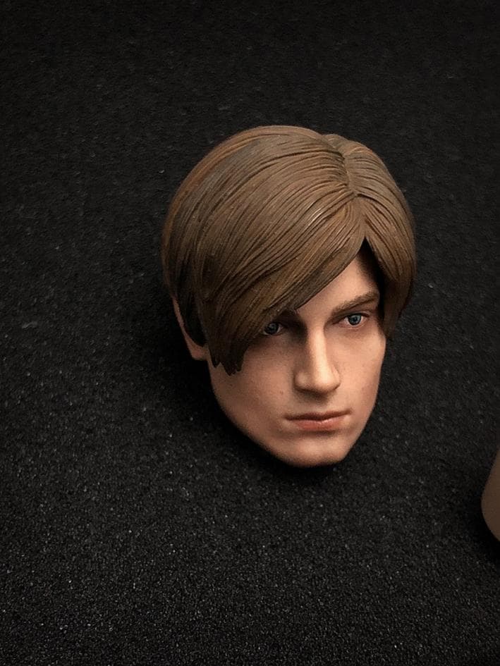 再販版) 1/6 RE2 レオン ヘッド バイオハザード DAMTOYS