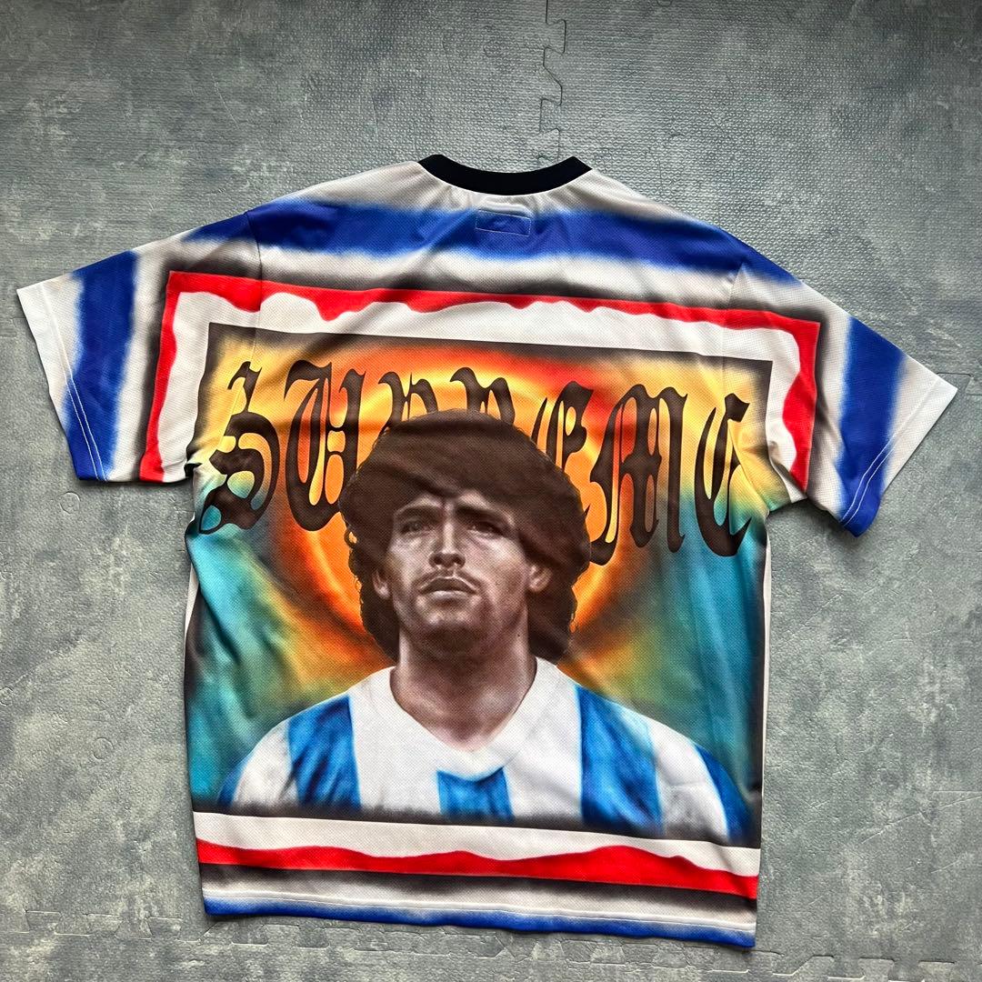 Supreme Maradona Soccer Jersey マラドーナ L