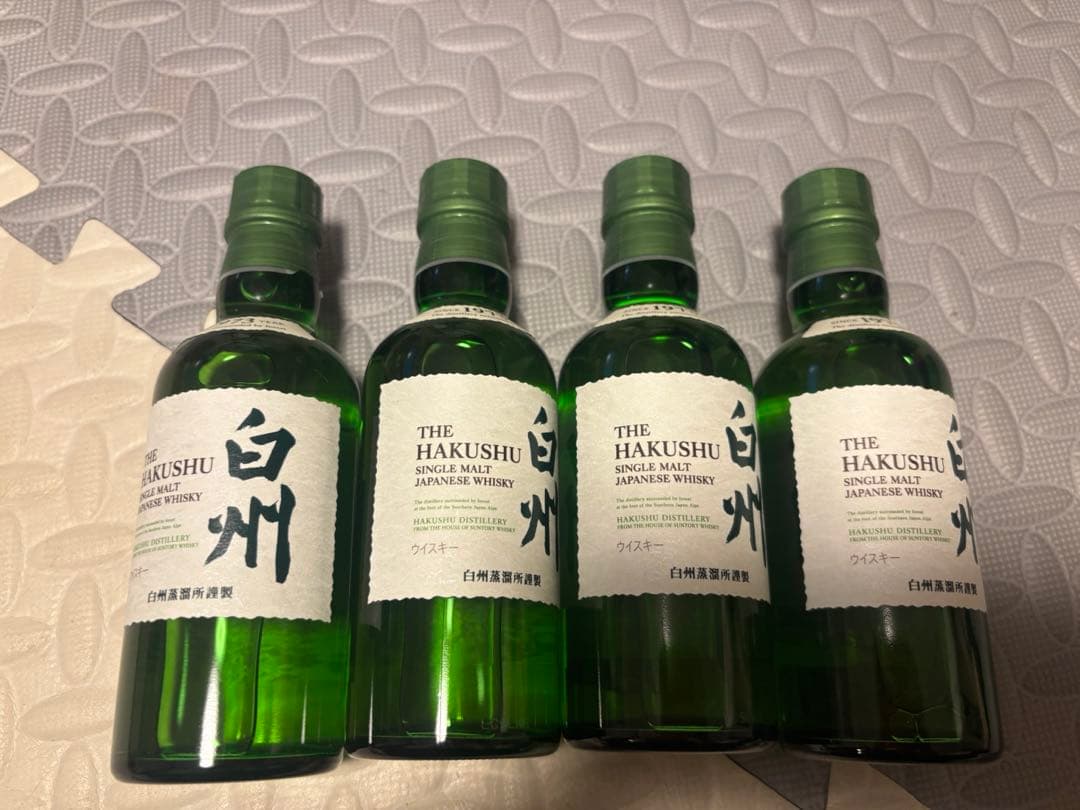 白州　シングルモルトウイスキー 180ml 4本セット