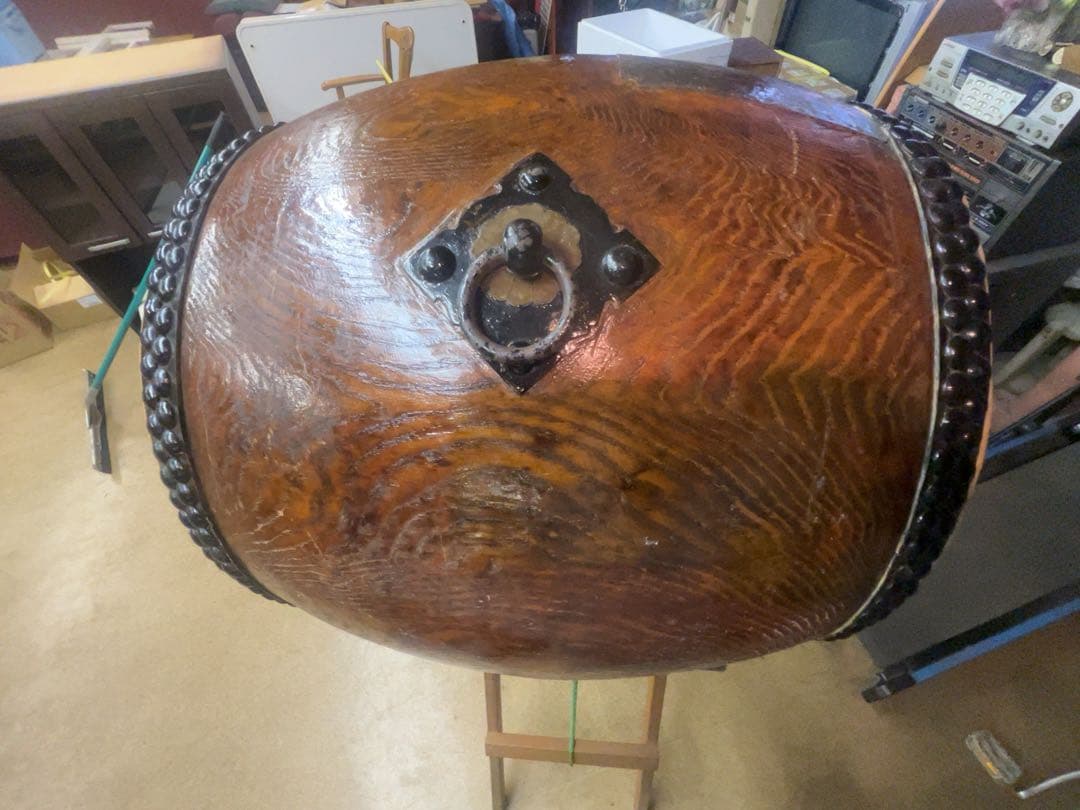 欅くりぬき太鼓　特別上鳴保證　1尺5寸