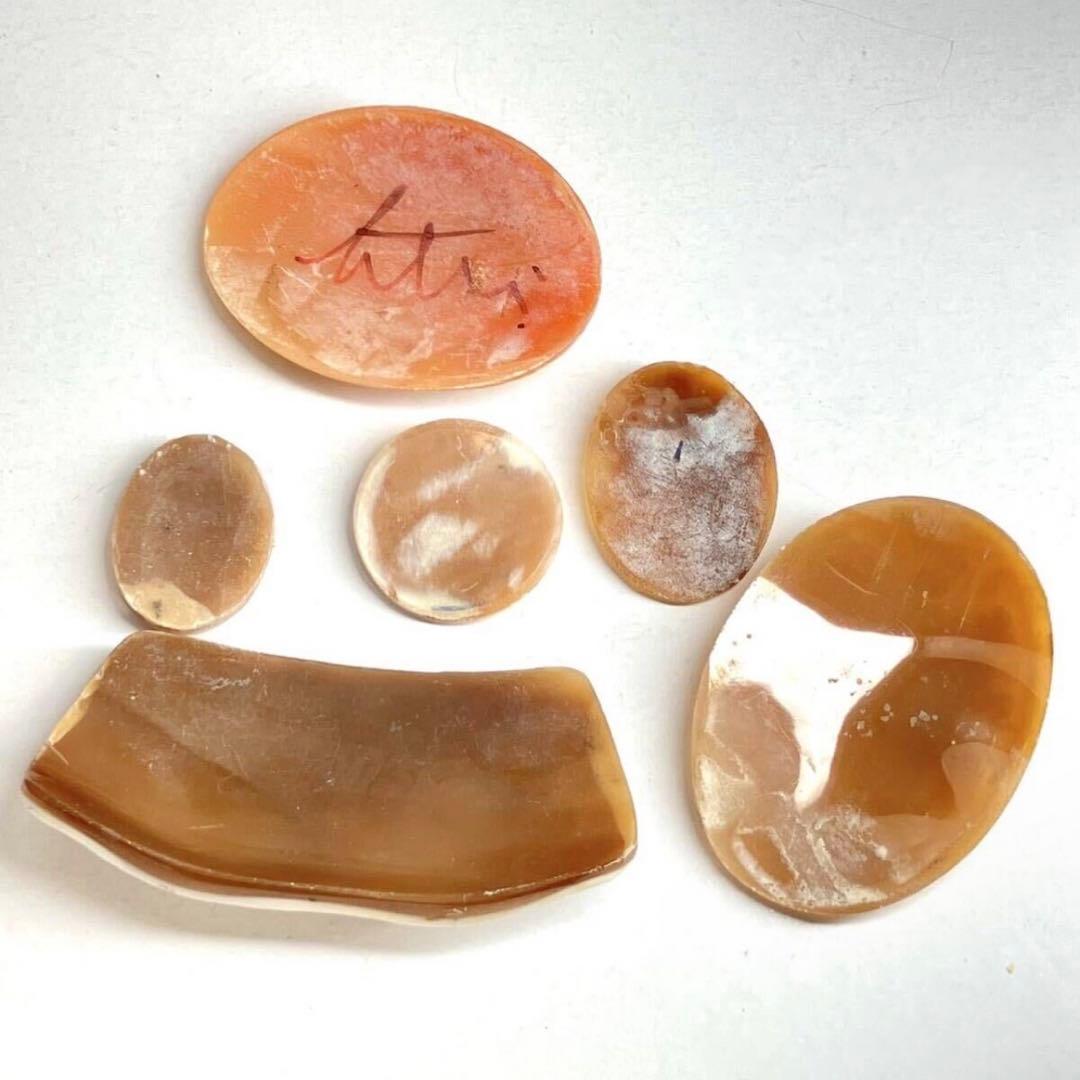 シェルカメオ6点おまとめ114ct 約22.8g ルース 裸石 彫刻