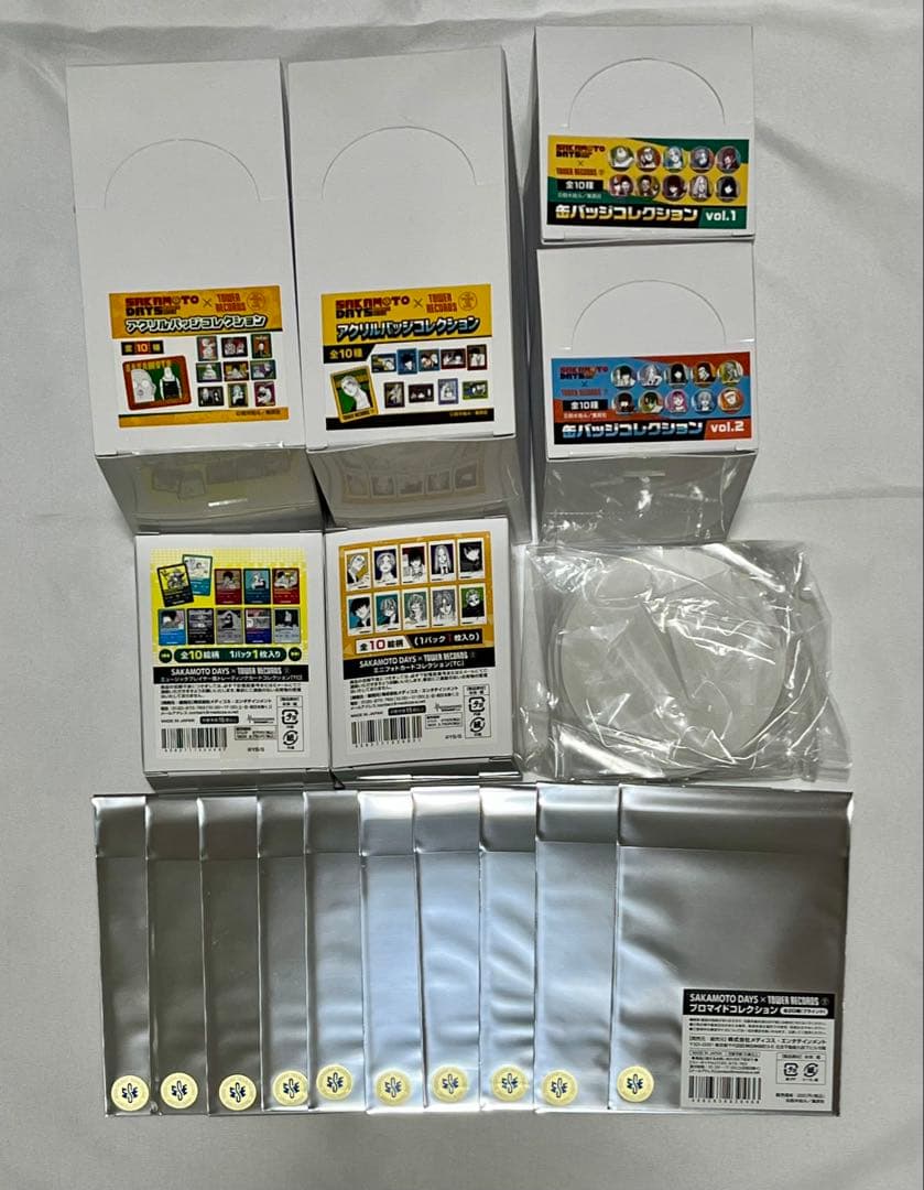 サカモトデイズ タワレコカフェ 缶バ フォトカ トレカ ミニフォト ブロマイド