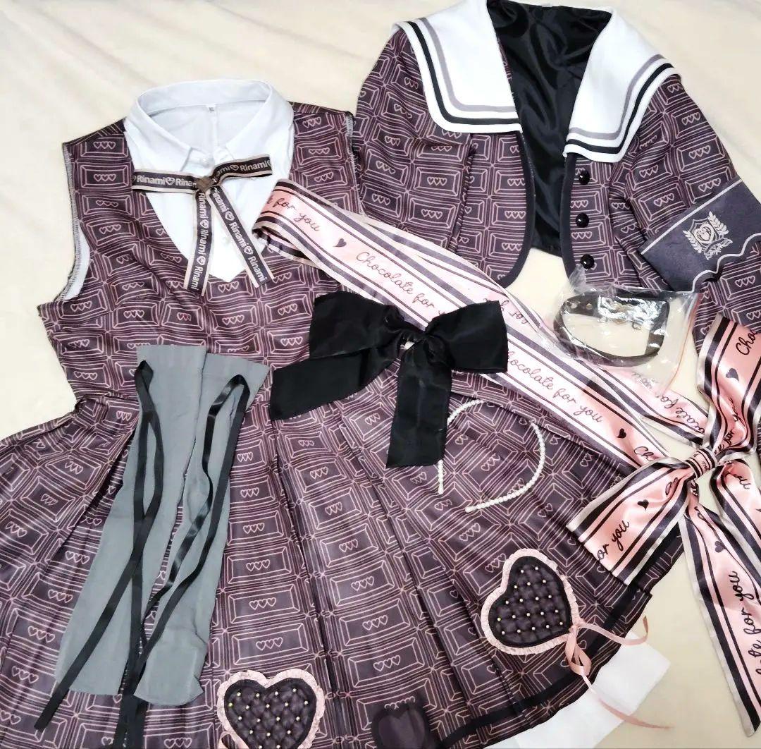 学園アイドルマスター 姫崎莉波 コスプレ衣装 ハッピーミルフィーユ XL