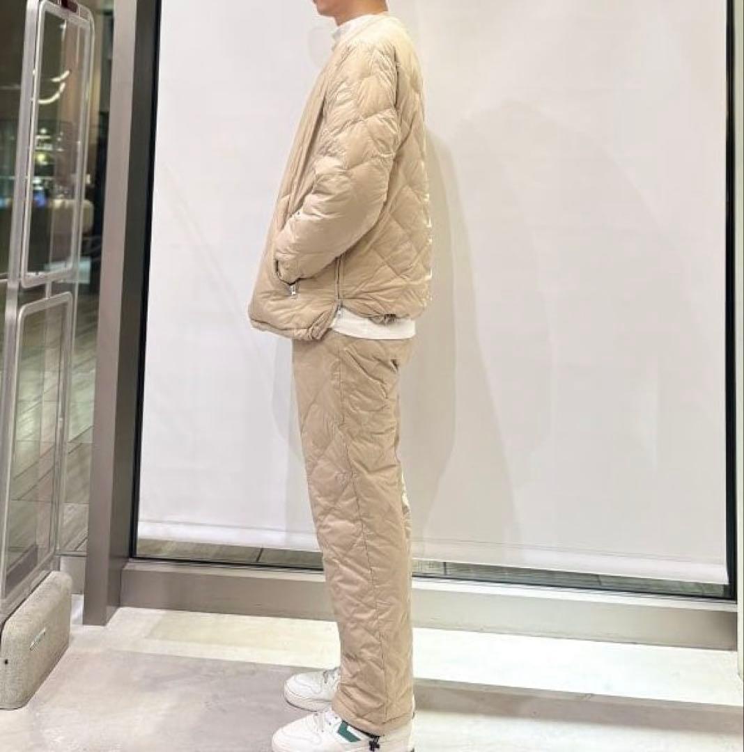 ビームスゴルフ　TAION コラボ　リバーシブル ダウン セットアップ　L