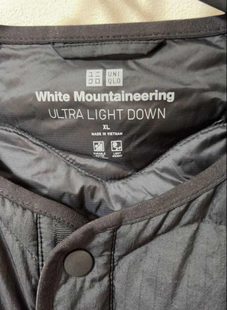 ユニクロ×ホワイトマウンテニアリング ウルトラライトダウン