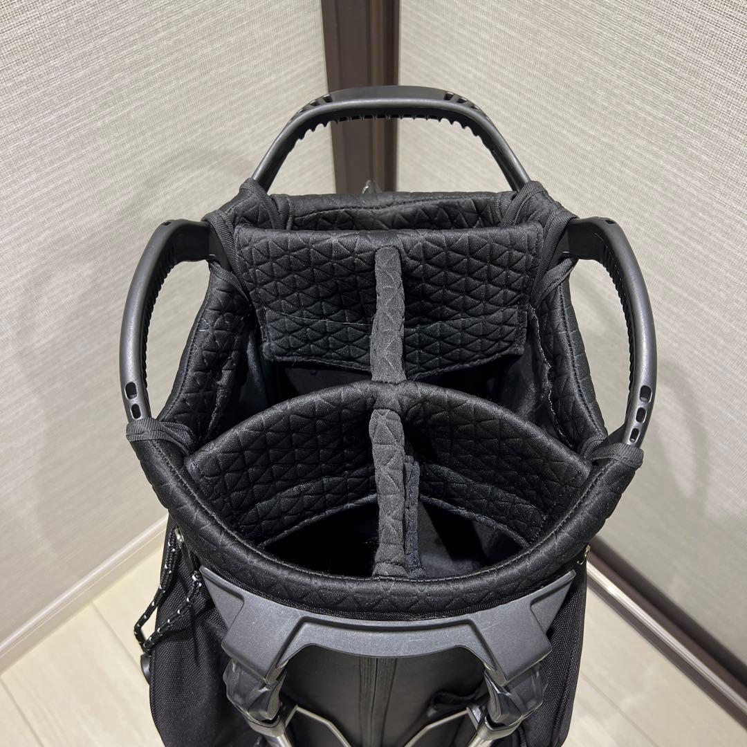 美品 MIURA ゴルフ キャディバッグ ブラック×ゴールド　三浦技研