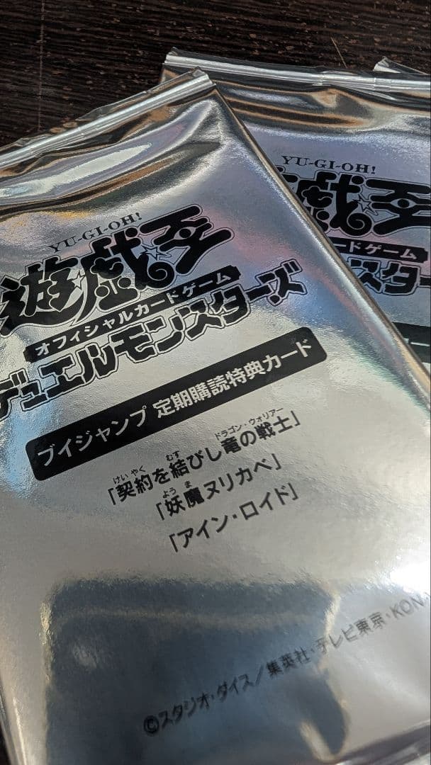 辰*政様 遊戯王 vジャンプ 契約を結びし竜の戦士 妖魔ヌリカベ アイン・ロイド