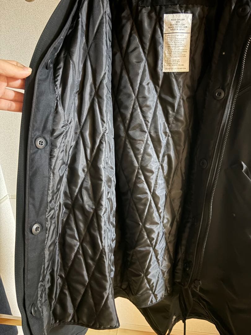 RUDE GALLERY M-65 FIELD COAT ブラック