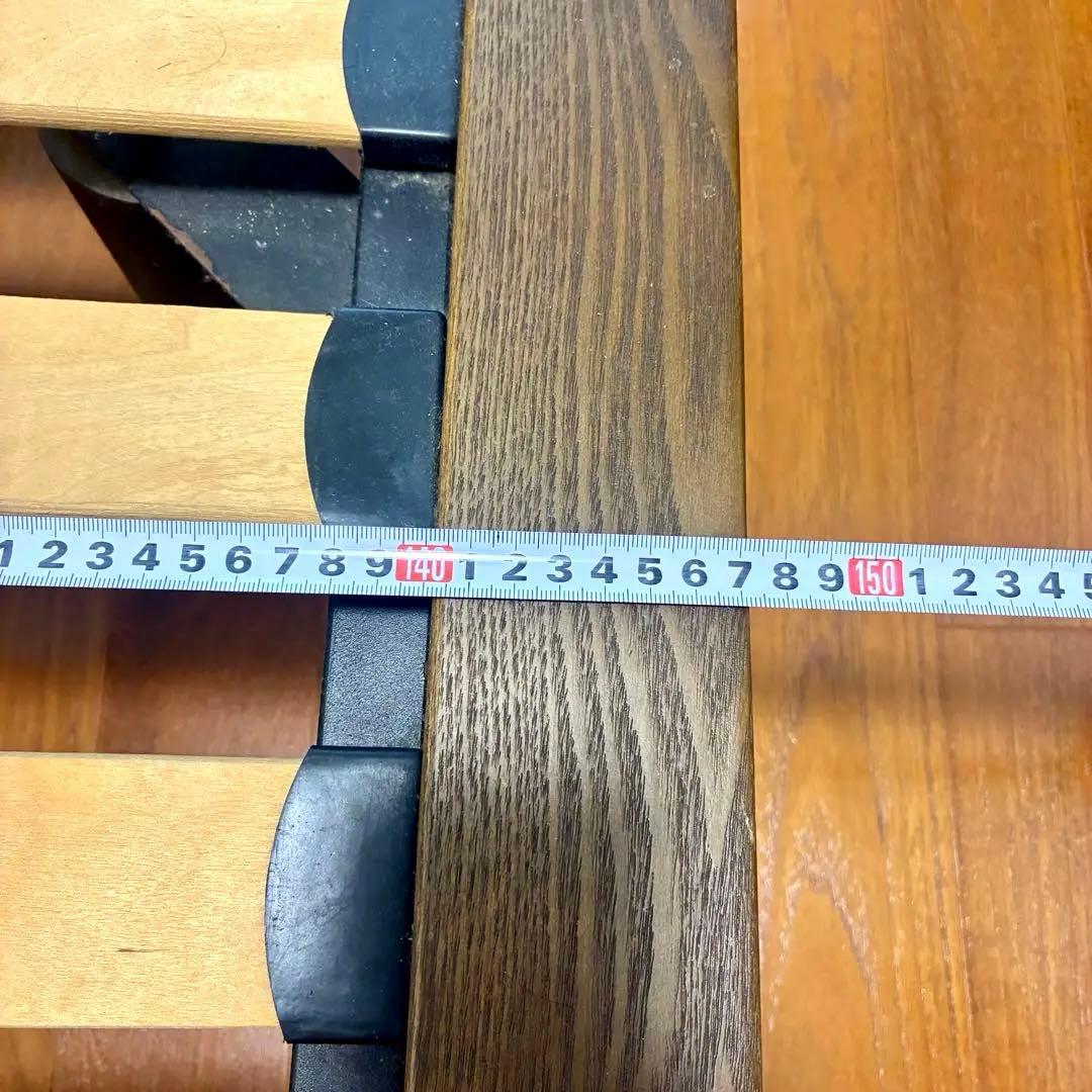 無印良品　ダブルベッド　ウォールナット材　送料無料