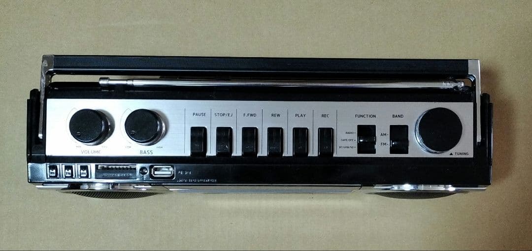 美品 sansuiラジカセ SCR-B2 (シルバー)Bluetooth