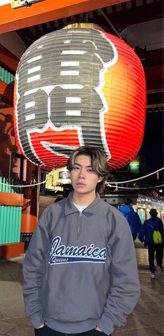 トップス Stussy x Denim Tears Half Zip Fleece22FW