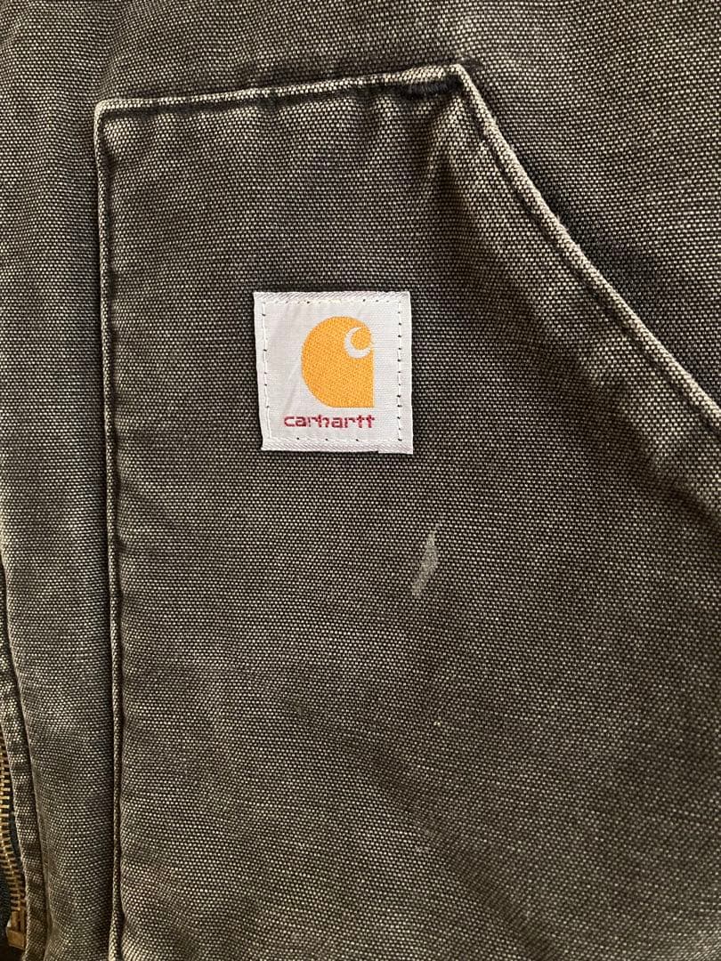 Carhartt カーハート　ダックベスト　ブラック　フェード　XL