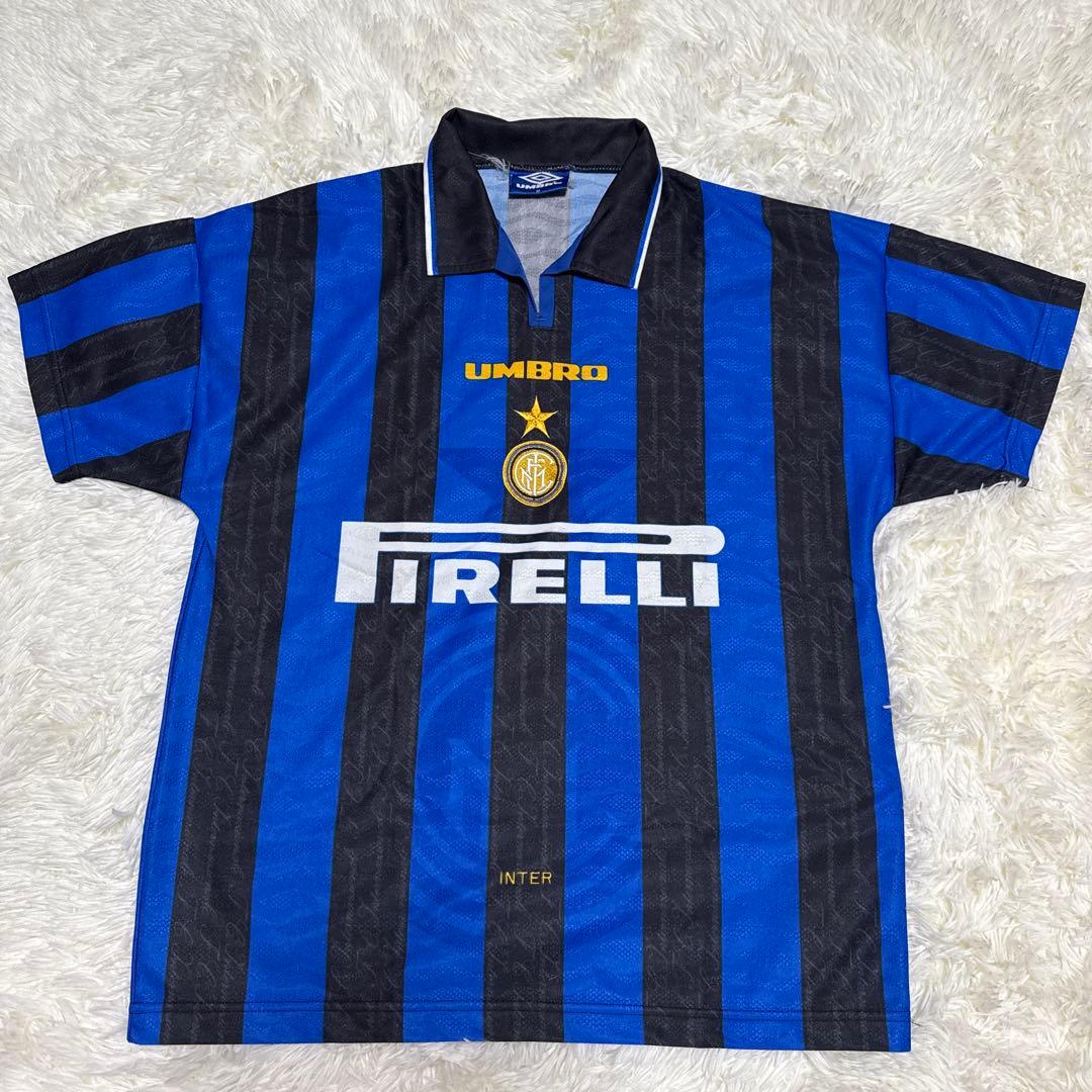 インテル アンブロ ユニフォーム エンブレム刺繍 1996-1997 M