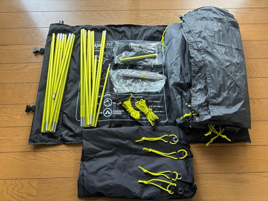 【美品】PAAGO WORKS NINJA TENT / ニンジャテント グレー