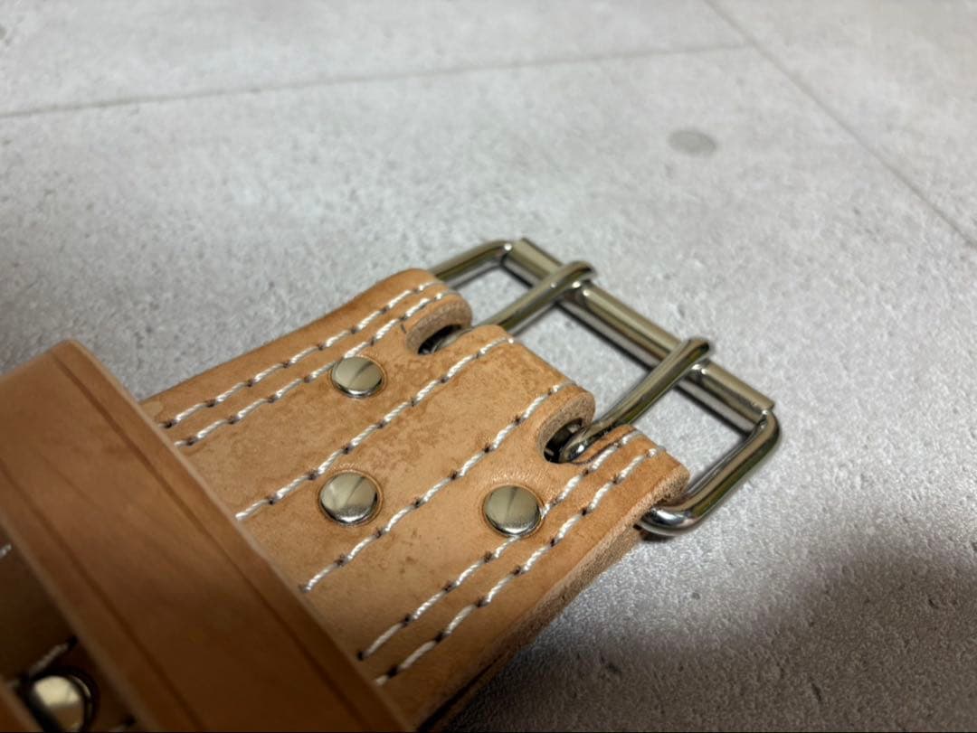 希少　新品　アメリカンドリーム レザー　革製　トレーニングベルト　希少Sサイズ