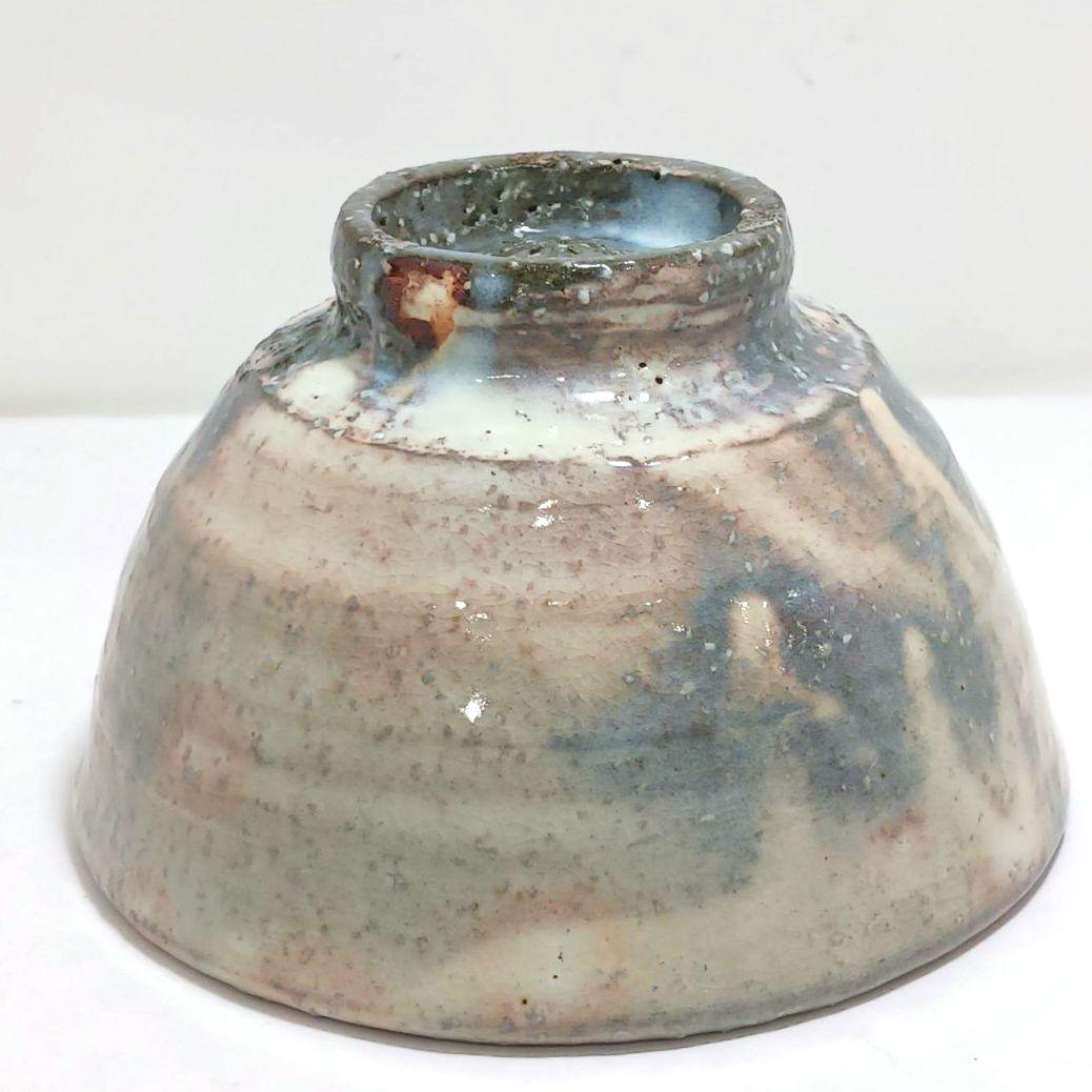 Y3122-95 茶道具 萩焼 椿秀窯 中原国輔 萩茶碗 共箱　　#9