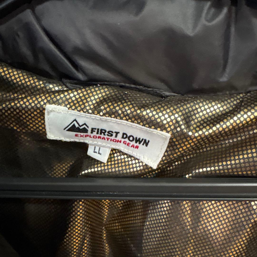 FIRST DOWN 迷彩ダウンジャケット　LL