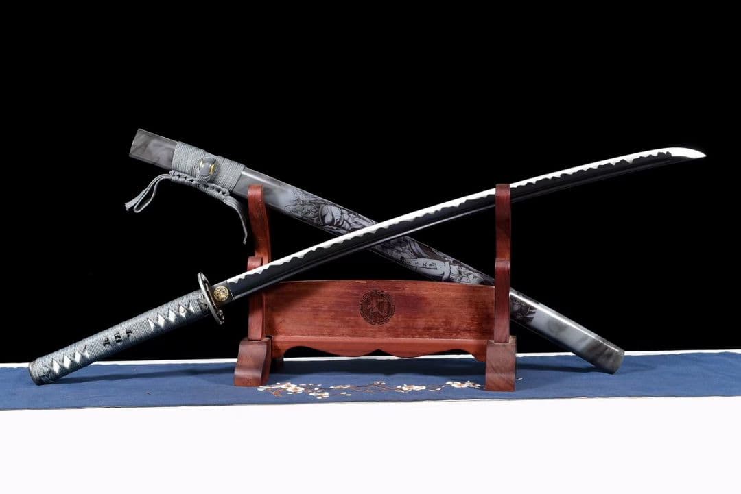 【天魔武士】古兵器 刀装具 日本刀　模造刀 居合刀 武士道 鑑賞用 美術刀