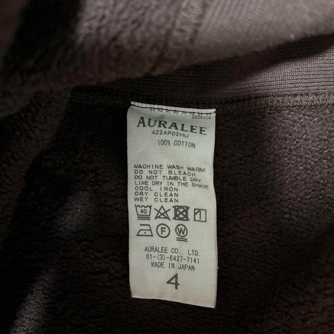 AURALEE HIGH COUNT HEAVY SWEAT P/O サイズ4