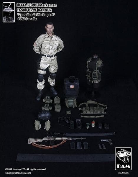 ミリタリー DAMTOYS DELTA FORCE BLACK HAWK DOWN