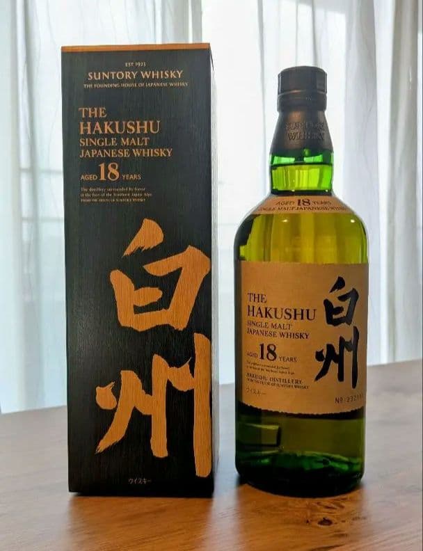 【未開栓】サントリー 白州 18年 シングルモルトウイスキー