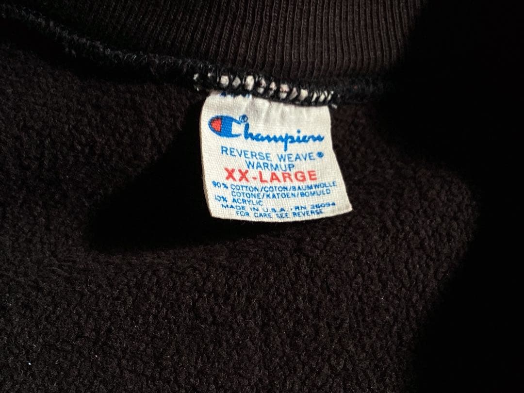 な*く様 80s チャンピオン リバースウィーブ スウェット ヴィンテージ 黒