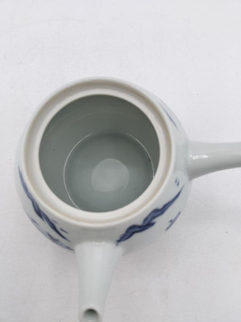 c725 煎茶　急須　山水 平安白鳳 茶道具 古物　京都