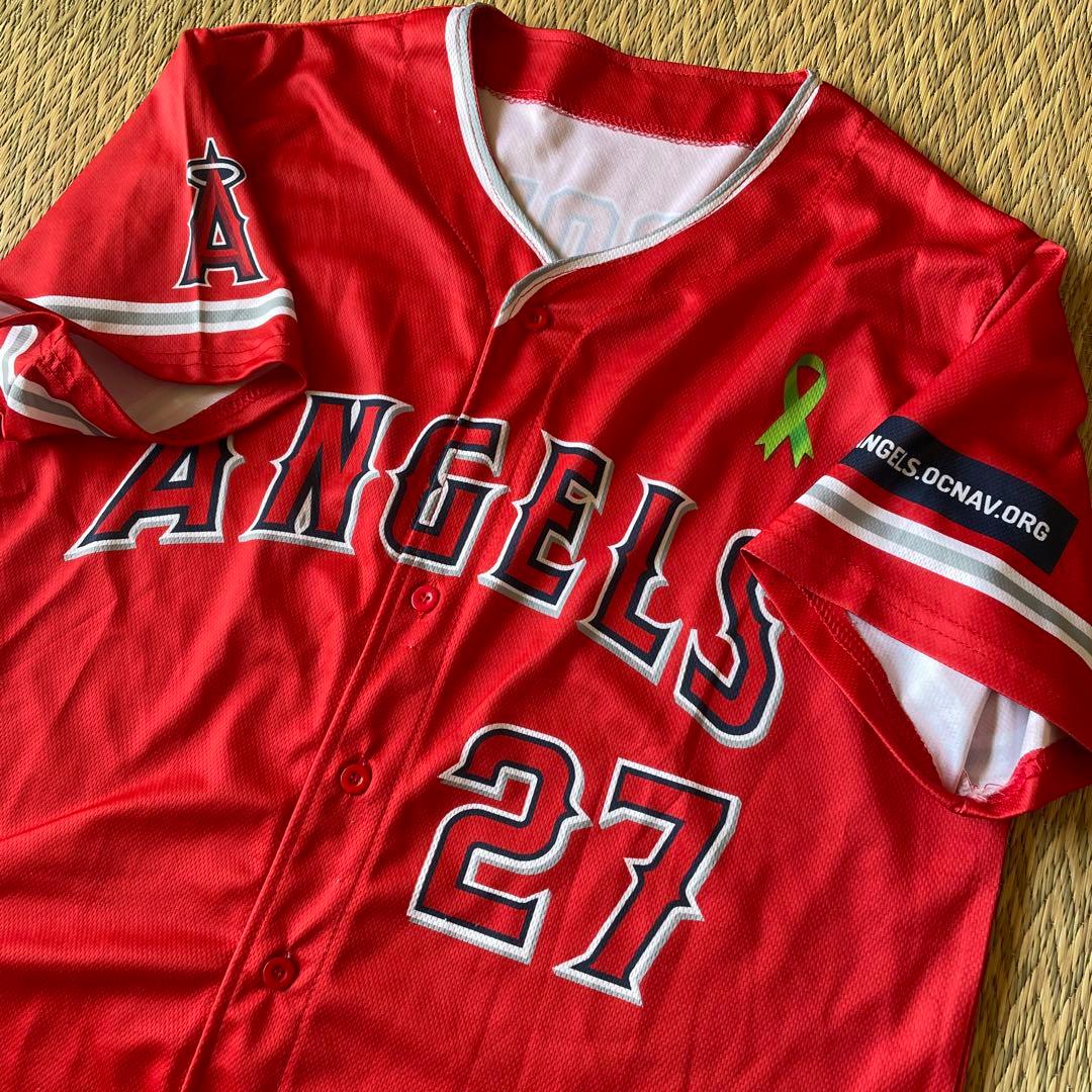 MLB メジャーリーグ野球エンジェルス27番トラウト　ユニホーム ロサンゼルス