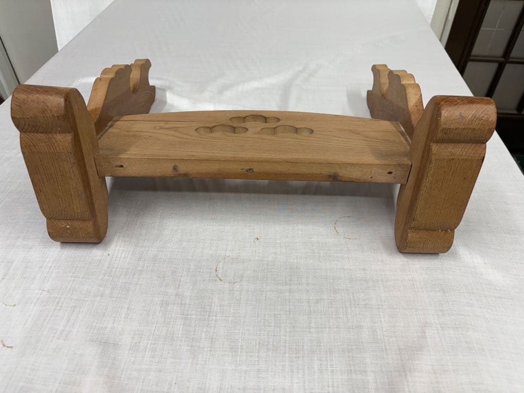 刀掛け　3本掛け　刀置き　武具