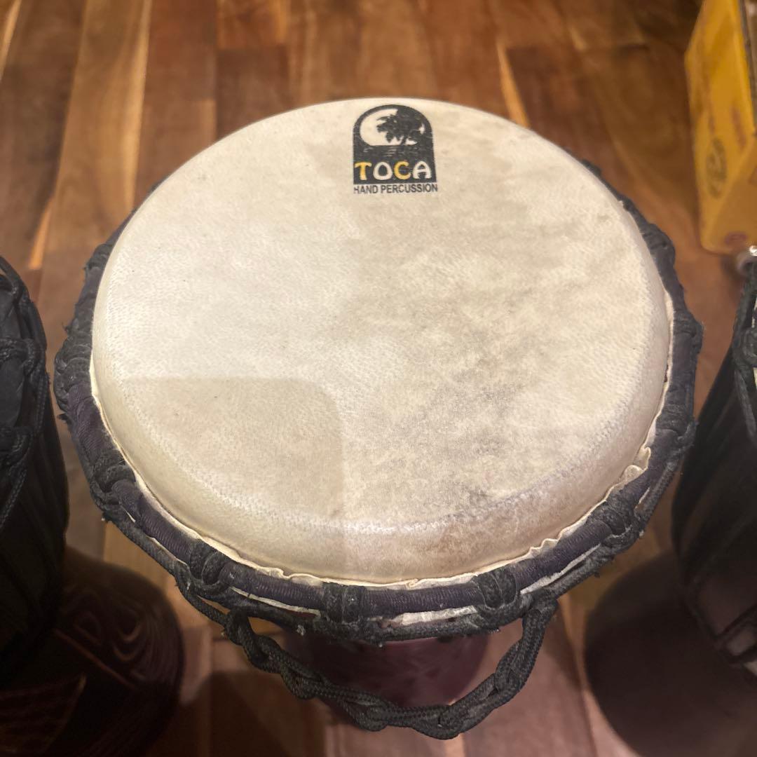 Toca Percussion 中型　ジャンベ　3個セット