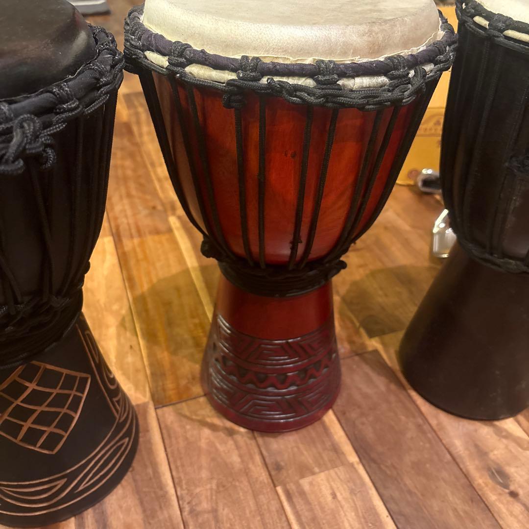 Toca Percussion 中型　ジャンベ　3個セット