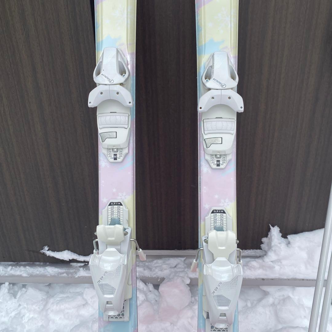 ジュニアスキーセット ピンク/ホワイト 140